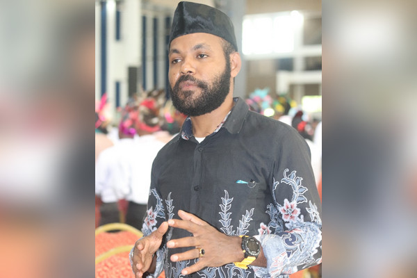Tokoh adat Suku Sebyar Papua, Malkin Kosepa. Dokumentasi pribadi