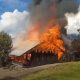 Bangunan SDN Okbab di Distrik Okbab, Pegunungan Bintang, Papua Pegunungan, dibakar KKB pada Jumat (12/7/2024). Dokumentasi Polri