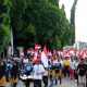 Pelajar di Kota Jayapura mengikuti pawai di sela kegiatan EduWalk 2025. Dok. Polda Papua