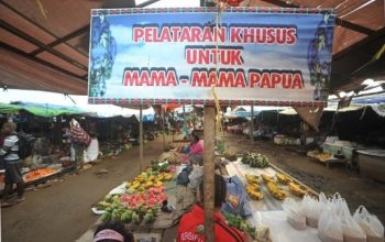 Ilustrasi aktivitas perekonomian di pasar tradisional Papua. Dok. Pemprov Papua