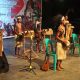 Generasi muda Papua membawakan tradisi daerahnya saat pertunjukan dan hiburan rakyat di Expo Waena, Jayapura, pada Kamis (27/7/2017). Dok. Pemprov Papua