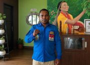 Ketua DPD KNPI Kwamki Narama, Painus Magai. Dok. pribadi