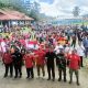 Ratusan warga mengikuti apel dan pawai bersama DPD Barisan Merah Putih Republik Indonesia (BMP RI) Papua Tengah dalam rangka peringatan Hari Integrasi Papua ke Indonesia di Nabire, Papua Tengah, Jumat (1/5/2026). Istimewa