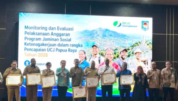 Papua Barat Raih Penghargaan Kemendagri atas Capaian Jamsostek
