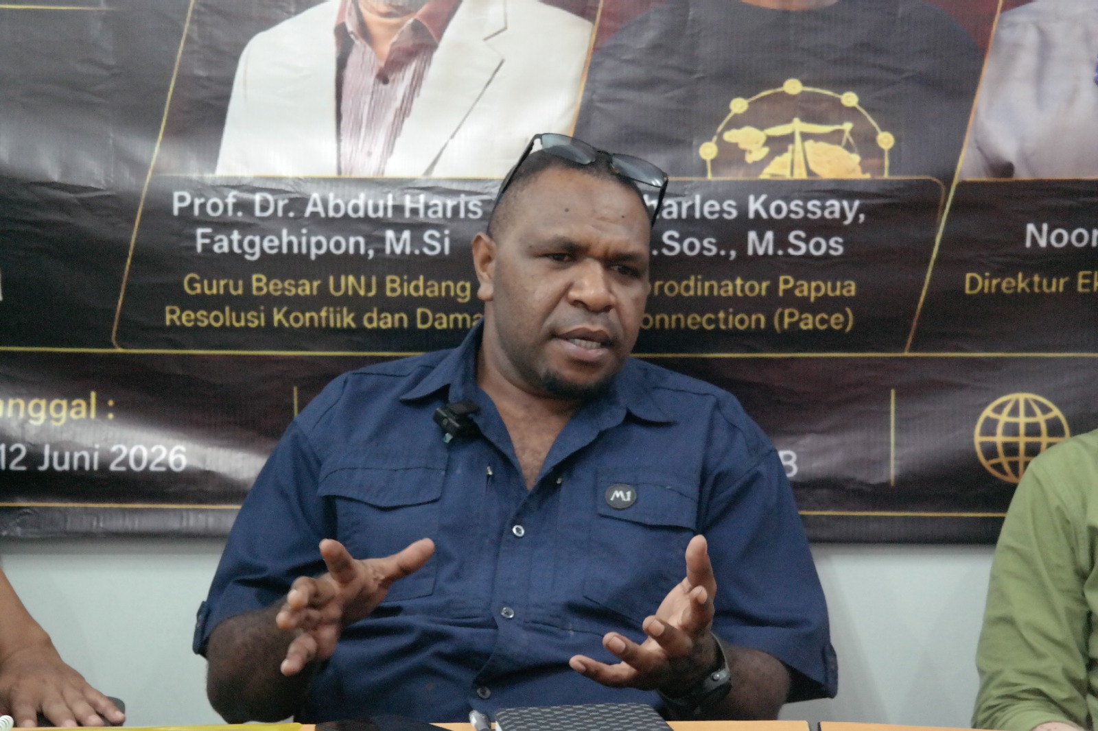 Koordinator Papua Connection (PACE), Charles Kossay