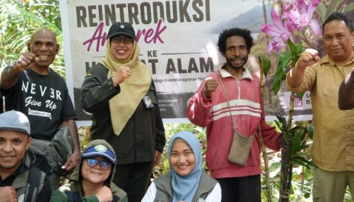 Barantin Lepasliarkan 18 Flora dan Fauna Endemik Papua