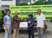 Bandara Sentani Hibahkan Bak Sampah ke DLH Jayapura