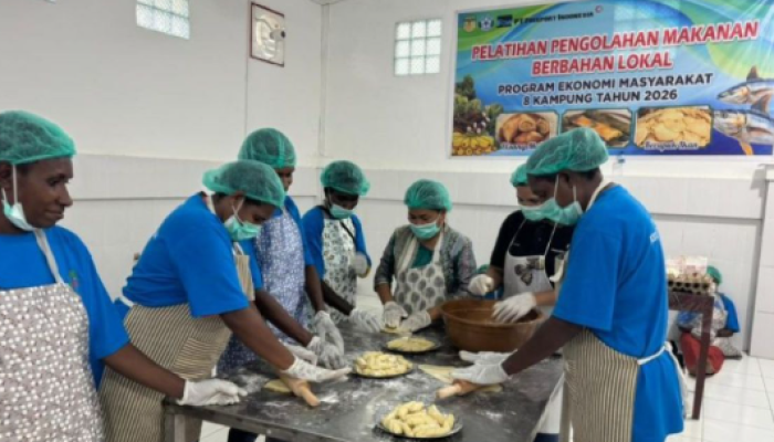 Mama-Mama Papua di Pesisir Mimika Dilatih Olah Pangan Lokal
