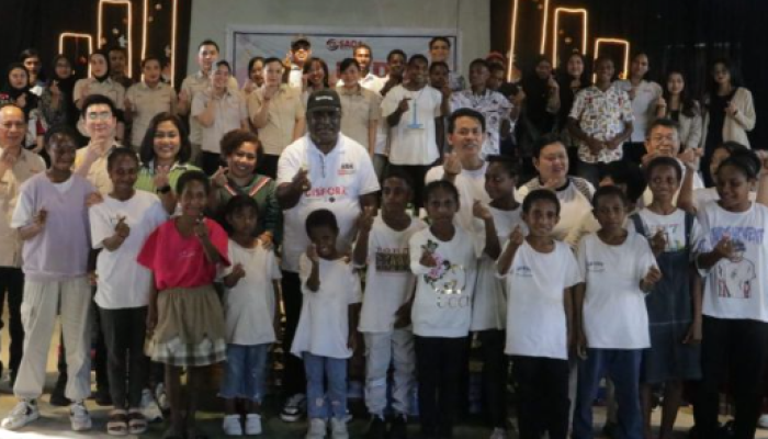 Pemkot Jayapura Dukung Saga Peduli Salurkan Bantuan bagi Anak Panti Asuhan
