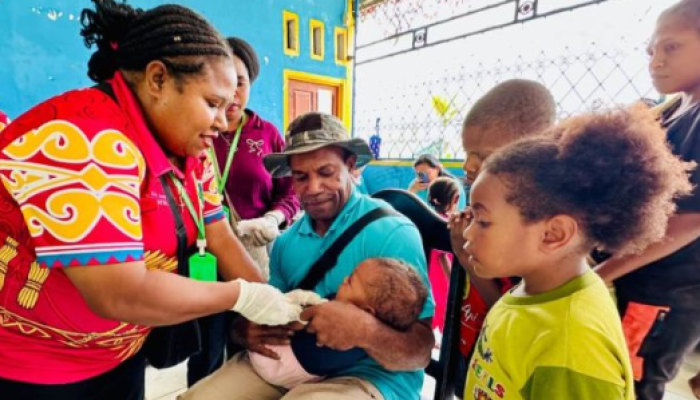 Dinkes Papua Barat Imunisasi Campak 50 Anak di Manokwari